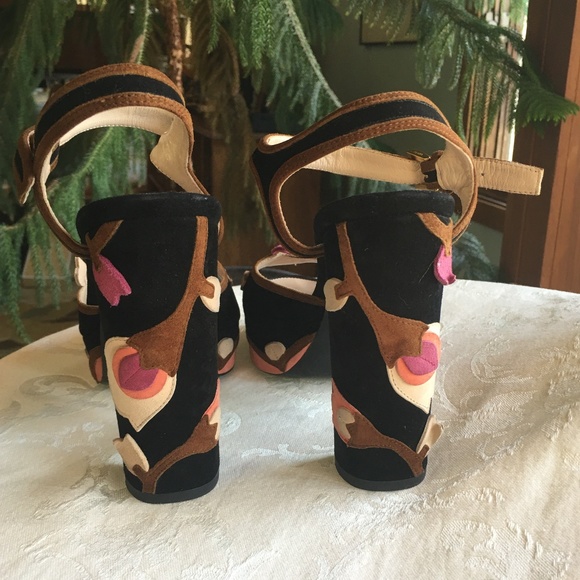 Prada Suede Platform Sandals - Picture 7 of 9